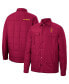 Men's Maroon Arizona State Sun Devils Detonate Quilted Full-Snap Jacket