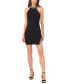 Фото #1 товара Women's Trimmed Halter-Neck Sleeveless Sheath Dress