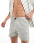 Фото #5 товара ASOS DESIGN slim cargo short in grey