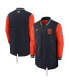 ფოტო #1 პროდუქტის Men's Navy Detroit Tigers Dugout Performance Full-Zip Jacket