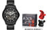 Фото #1 товара Часы наручные ARMANI EXCHANGE AX2418 46mm автоматические, с нержавеющей стальной браслет, с вырезанным циферблатом, мужские, в подарочной упаковке