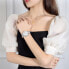 Фото #8 товара Женские часы ARMANI EXCHANGE AX5311, серебристый циферблат, кожаный ремешок, стильные и элегантные