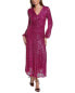 Фото #1 товара Taylor Stretch Sequin Maxi Dress Women's Pink 4