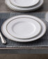 Whiteridge Platinum Set Of 4 Dinner Plates, 10-1/2"