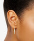 ფოტო #2 პროდუქტის Diamond Halo Linear Drop Earrings (1-1/2 ct. t.w.)