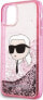 Karl Lagerfeld Karl Lagerfeld KLHCN61LNKHCP iPhone 11/ XR różowy/pink hardcase Glitter Karl Head