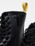 Фото #3 товара Dr Martens Vegan Jadon II mono boots in black felix rub off