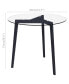 Dining Table Transparent 31.5" Tempered Glass