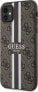 Фото #2 товара Guess Etui Guess GUHMN61P4RPSW Apple iPhone 11/XR brązowy/brown hardcase 4G Printed Stripes MagSafe