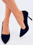 Фото #4 товара Туфли CAMERIN BLACK Suede Peep-Toe