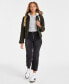 ფოტო #1 პროდუქტის Juniors' Faux-Fur-Trim Hooded Puffer Coat