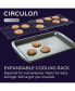 Фото #3 товара Bakeware 10" x 15" Baking Sheet Pan & Expandable Cooling Rack 3-Pc. Set