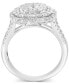 ფოტო #3 პროდუქტის EFFY® Diamond Cluster Ring (1-1/3 ct. t.w.) in 14k White Gold