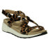 Фото #2 товара VANELi Trevin Wedge Womens Brown Casual Sandals 308745