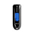 Фото #5 товара Transcend JetFlash 790 128GB Black - 128 GB - USB Type-A - 3.2 Gen 1 (3.1 Gen 1) - Slide - 4.9 g - Black - Blue