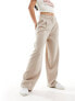 Фото #7 товара Monki high waist tailored trousers in beige