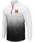 ფოტო #3 პროდუქტის Men's Gray Maryland Terrapins Magic Team Logo Quarter-Zip Jacket