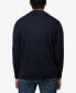 ფოტო #2 პროდუქტის Men's Ribbed Mock Neck Quarter-Zip Sweater