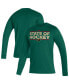 Фото #1 товара Men's Green Minnesota Wild Dassler AEROREADY Creator Long Sleeve T-shirt