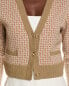 Фото #4 товара St. John Wool Cardigan Women's Brown Xl