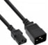 Фото #1 товара InLine Power adapter cable - IEC-60320 C20 to C13 - 3x1.5mm² - max. 10A - 1m