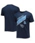Фото #1 товара Men's Navy Tennessee Titans Slant T-shirt