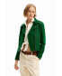 Фото #1 товара Women's Textured biker jacket