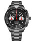 ფოტო #3 პროდუქტის Men's Monaco Black Stainless Steel, Black Dial, 47mm Round Watch