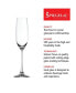 Salute Champagne Wine Glasses, Set of 4, 7.4 Oz
