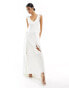 Фото #1 товара Forever New Bridal ruffle maxi dress in ivory