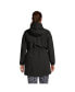 ფოტო #2 პროდუქტის Plus Size Waterproof Hooded Packable Raincoat
