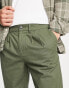 ASOS DESIGN cigarette fit chinos in khaki