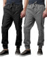 Men's Slim Fit Stretch Cargo Jogger Pants, Pack of 2