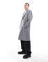 ASOS DESIGN smart oversized dad coat in grey