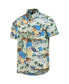 Фото #3 товара Men's Cream Tennessee Titans Paradise Floral Button-Up Shirt