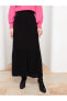Фото #4 товара Юбка LC WAIKIKI модель Вискозная женская юбка с прямым A-силуэтом с застежкой на молнию