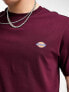 Dickies mapleton small logo t-shirt in maroon