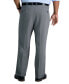 Фото #3 товара Брюки мужские Haggar Classic-Fit Solid Pleated Premium Comfort Stretch Big & Tall