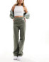 Фото #10 товара Calvin Klein Jeans woven label straight leg pants in olive