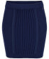Фото #5 товара Women's Kariselle Ribbed Knit Mini Skirt