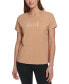 Фото #1 товара Women's Cotton Embellished-Logo T-Shirt