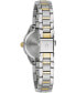 ფოტო #7 პროდუქტის Women's Sutton Two-Tone Stainless Steel Bracelet Watch 28mm