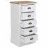 Chest of drawers Alexandra House Living Natural Wood Metal 95 x 40 x 50 cm