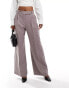 Closet London wide leg trouser in grey