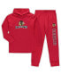 Men's Red Chicago Blackhawks Big and Tall Pullover Hoodie and Joggers Sleep Set