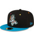 Фото #2 товара Men's Black Hickory Crawdads Copa De La Diversion 59FIFTY Fitted Hat