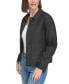 ფოტო #3 პროდუქტის Women's Water-Resistant Twill Utility Shirt Jacket, Regular & Petite