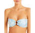 Фото #1 товара Faithfull the Brand 285698 Malady Printed Bandeau Bikini Top, Size 8 US