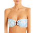 Faithfull the Brand 285698 Malady Printed Bandeau Bikini Top, Size 8 US