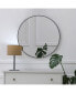 Фото #7 товара Round Mirror, Circle Mirror 24 Inch, Round Wall Mirror Suitable For Bedroom, Living Room